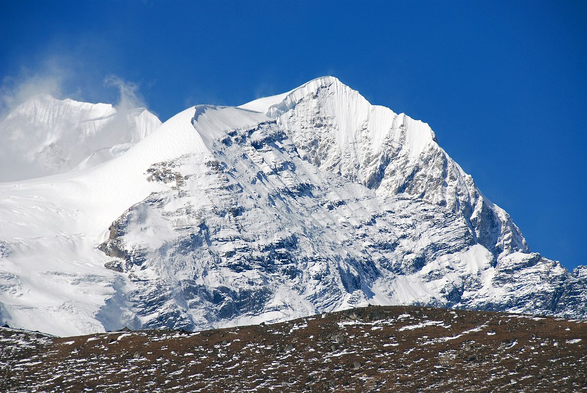 04 Leonpo Gang, Tsha Tong and Eiger Peak From Ridge Above Nyalam On Trek to Taro Tso Leonpo Gang, Tsha Tong and Eiger Peak from ridge above Nyalam on the trek to Tara Tso.